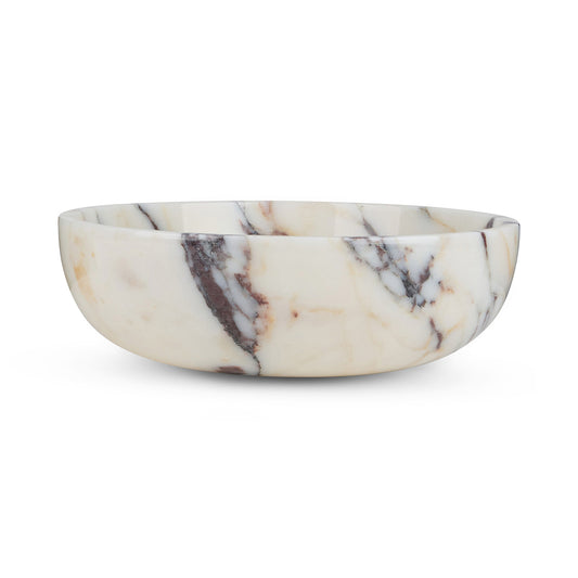 Polished Calacatta Viola Marble Bowl
